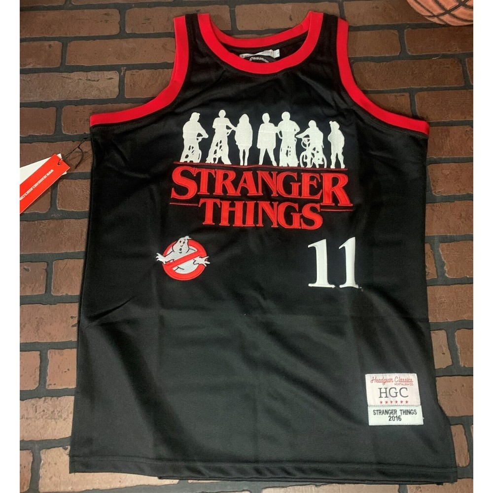STRANGER THINGS / GHOSTBUSTERS Headgear Classics Basketball Jersey ~Never Worn~L